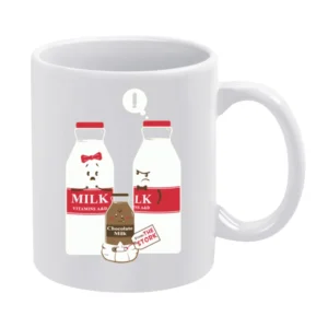 funny milk dairy family White Mug