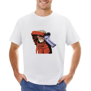 im03 trigun vash the stampede with revolver Asian Size Men T-Shirt