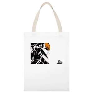 naruto shippuden akatsuki tobi uchiha madara - moon eye plan White Canvas Tote Shopping Bag