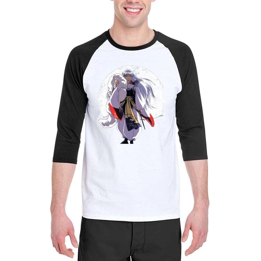 powerful dog Demon Sesshomaru InuYasha's older half-brother Over the m Men 3/4 Sleeve T-Shirt
