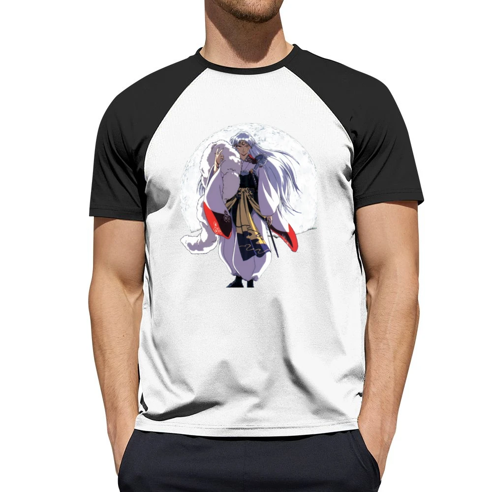 powerful dog Demon Sesshomaru InuYasha's older half-brother Over the m Men Short Sleeve T-Shirt
