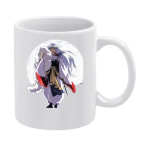 powerful dog Demon Sesshomaru InuYasha's older half-brother Over the m White Mug
