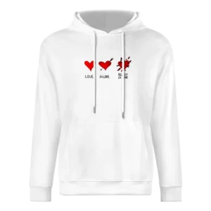 really in love European Size Men Hoodie