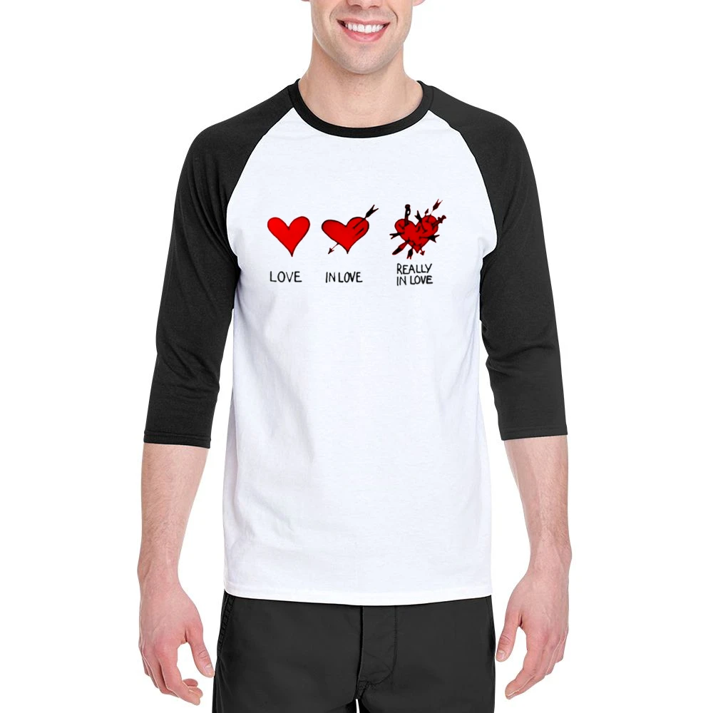 really in love Men 3/4 Sleeve T-Shirt