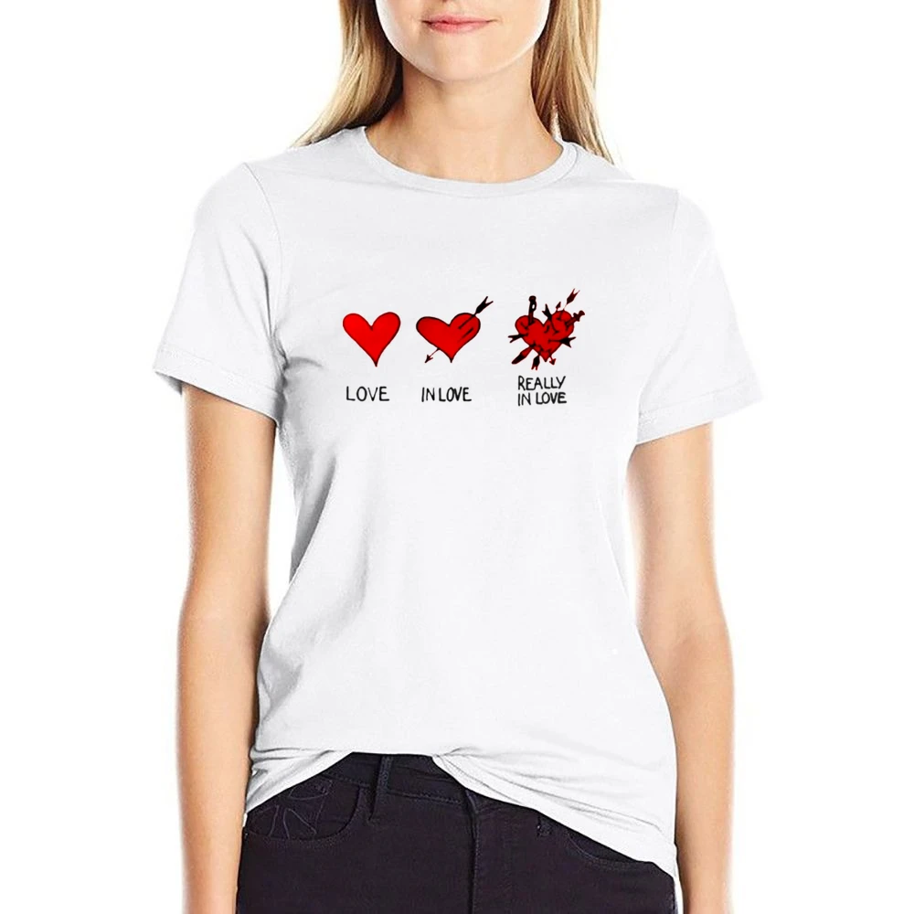 really in love US Size Women Ladies T-shirt