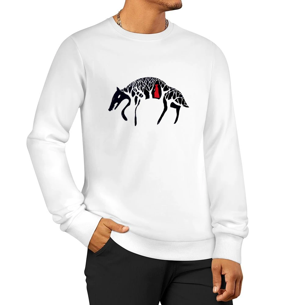 red riding hood the wolf Men Pullover Sweatshirt