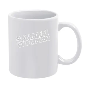 samurai champloo white text logo anime manga White Mug
