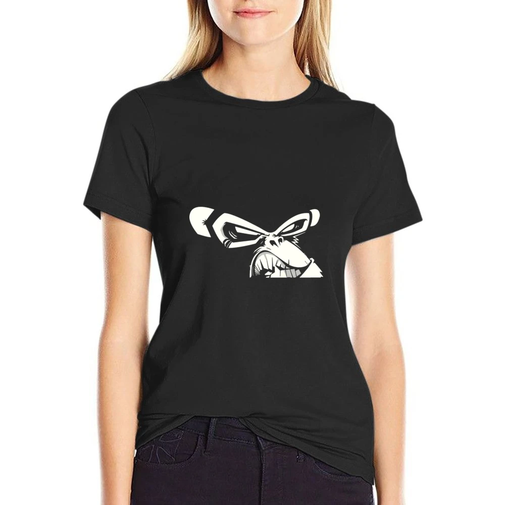simpanse - smirk ape US Size Women Ladies T-shirt