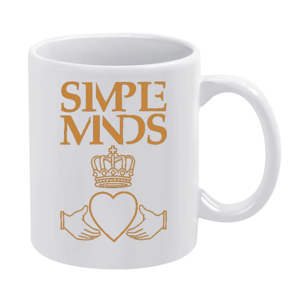 simple minds Scottish rock band White Mug