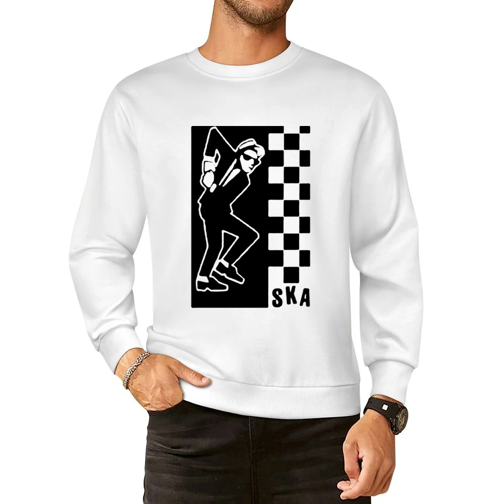 ska dance music European Size Pullover Sweater