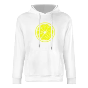 sliced lemon lemonade lime fruit citrun European Size Men Hoodie
