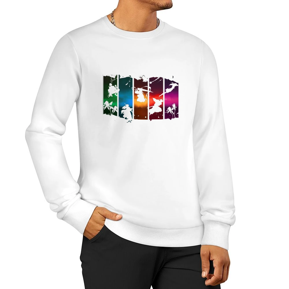 soul society shinigami Silhouette Bleach characters manga anime Tite K Men Pullover Sweatshirt