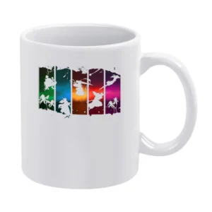 soul society shinigami Silhouette Bleach characters manga anime Tite K White Mug