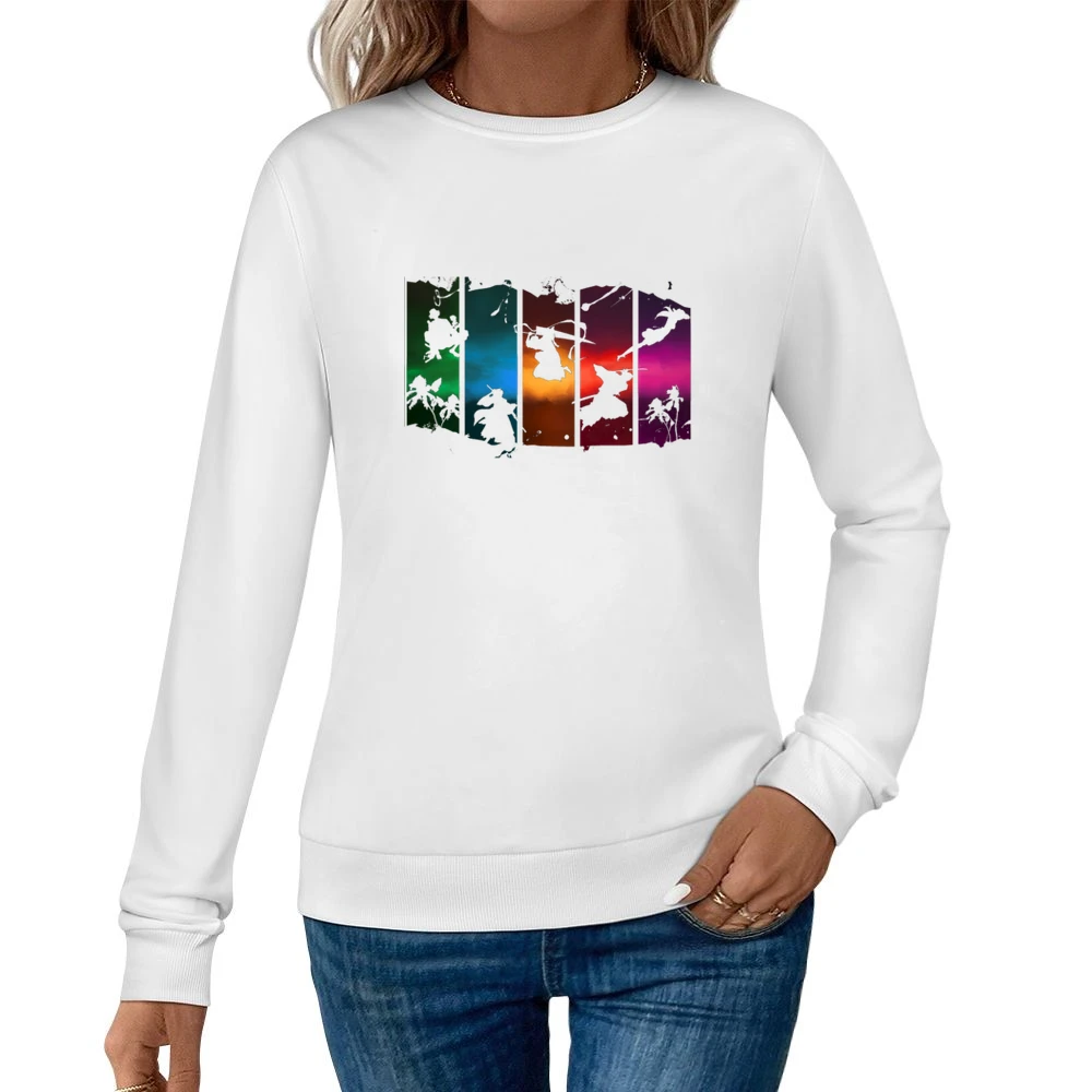 soul society shinigami Silhouette Bleach characters manga anime Tite K Women Pullover Sweatshirt