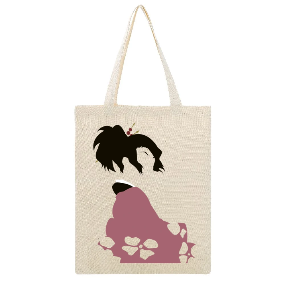 the leading lady of Samurai Champloo Fuu Sunflower Samurai anime manga Beige Canvas Tote Shopping Bag