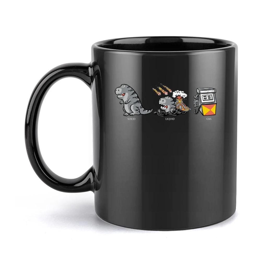three phase of matter Black Mug