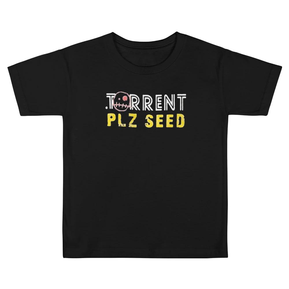 torrent plz seed - internet download connection Kids Boys Girls T-Shirt