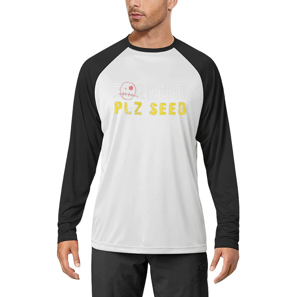 torrent plz seed - internet download connection Men Long Sleeve T-Shirt