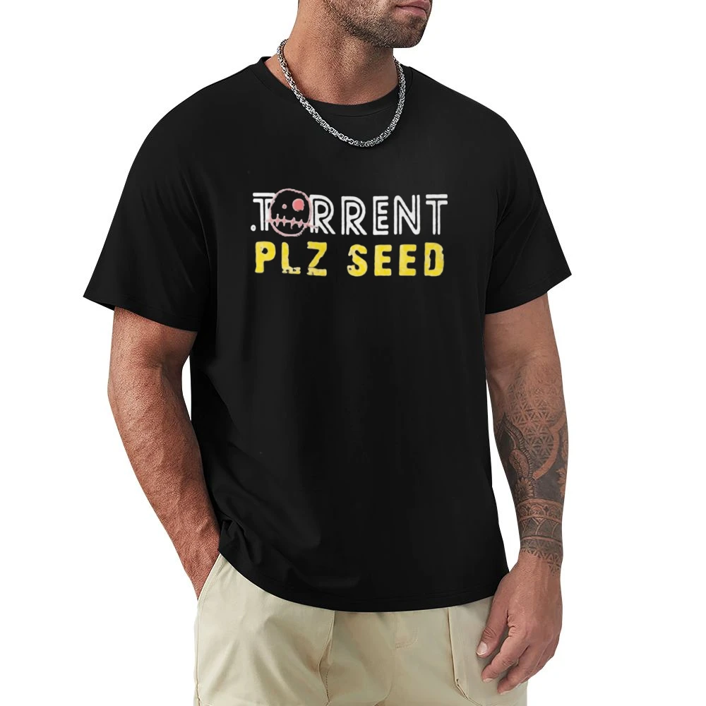 torrent plz seed - internet download connection Premium Men T-shirt