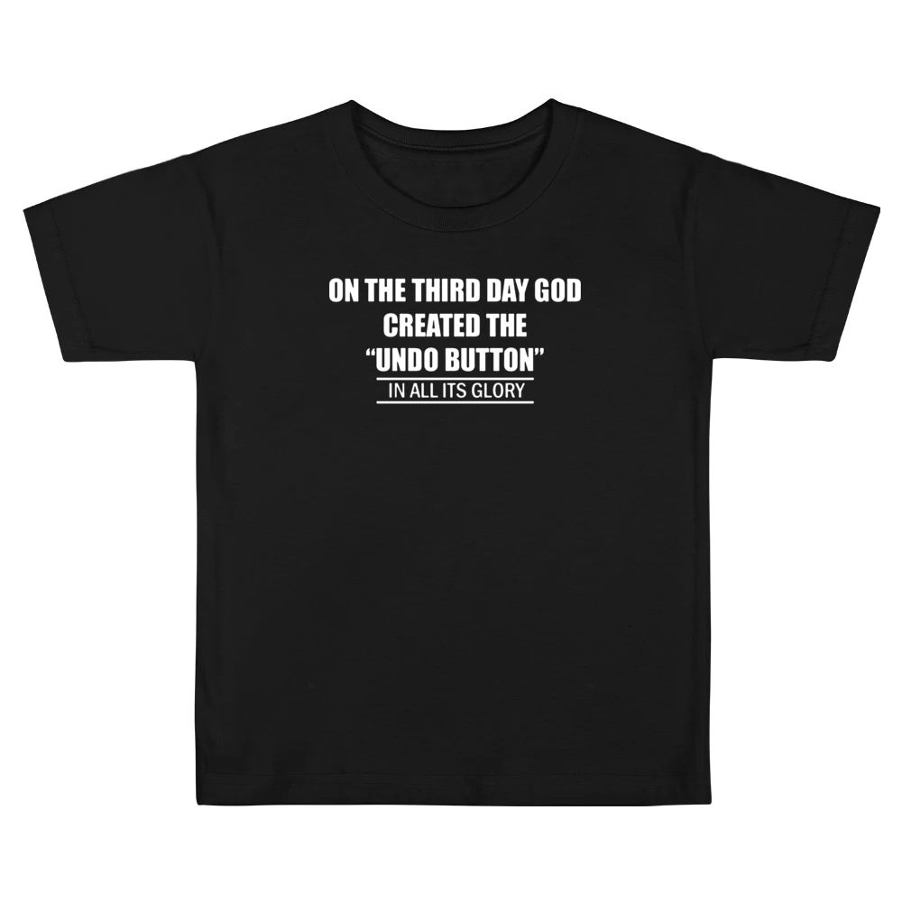 undo button Kids Boys Girls T-Shirt