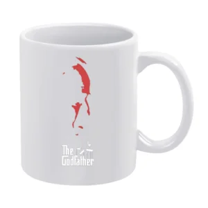vito Don Corleone the God Father Movie triogy Mario Puzo and Coppola M White Mug