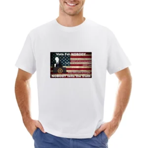 vote for nobody Asian Size Men T-Shirt