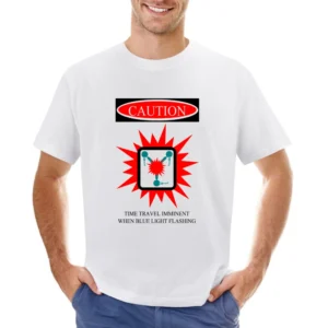 when blue light flashing Asian Size Men T-Shirt