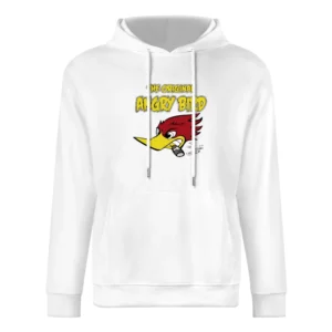 wild Woody woodpecker the original angry bird funny European Size Men Hoodie